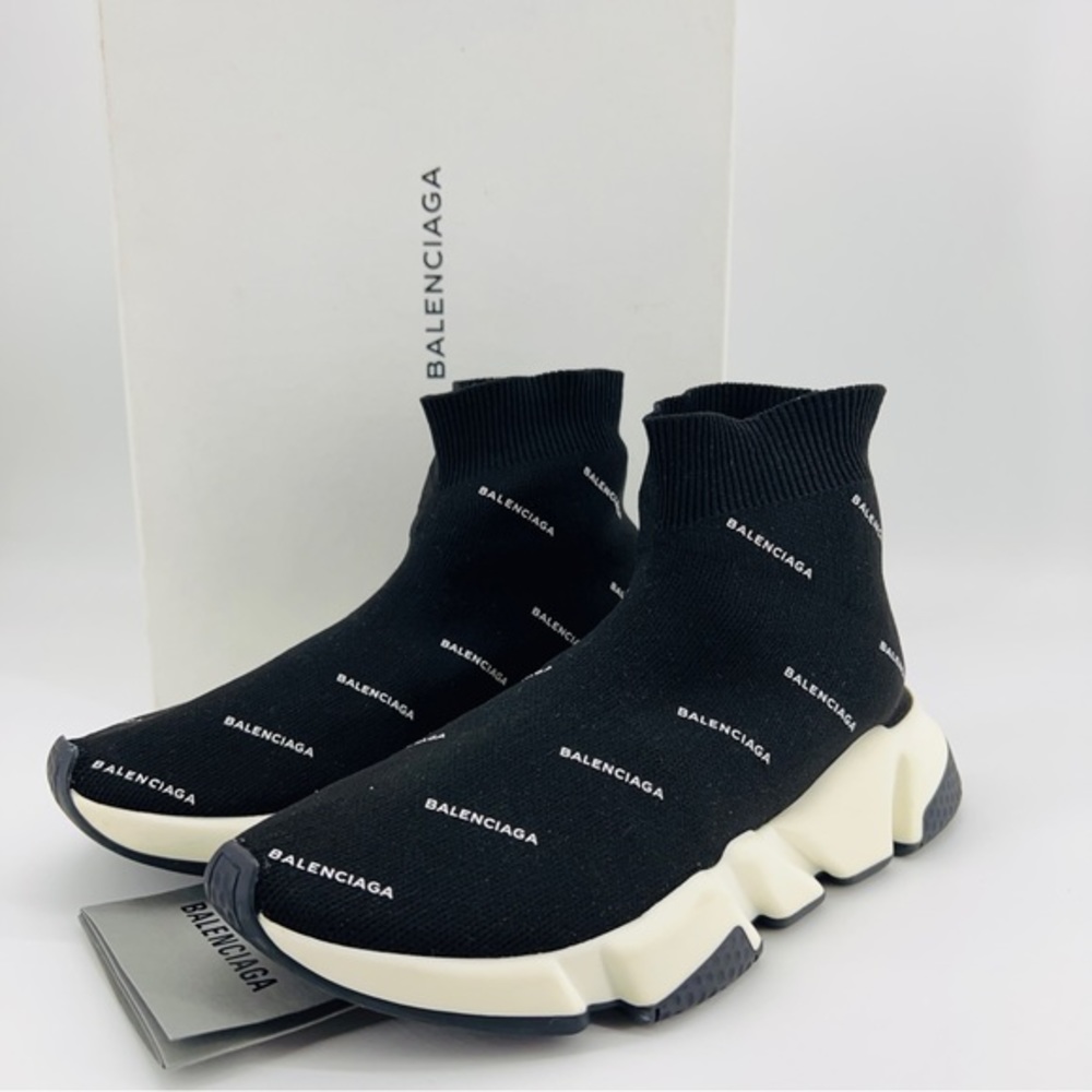 Balenciaga Women's Speed Knit High Top Sneakers